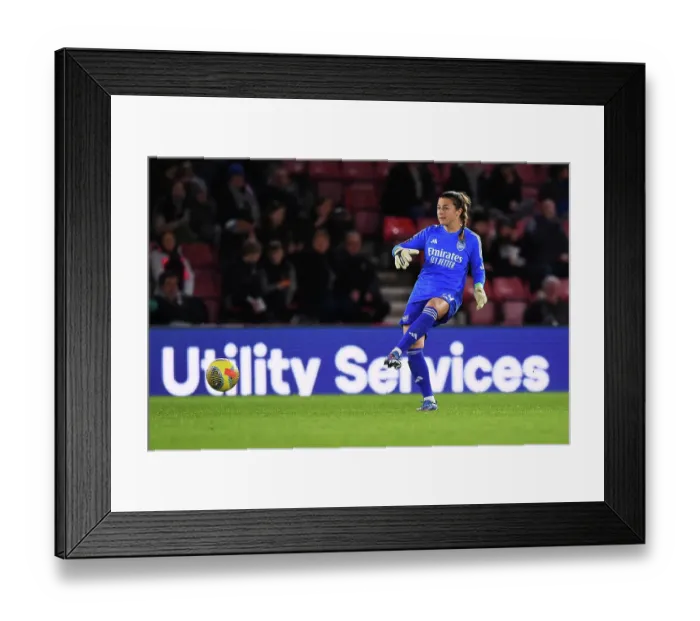 Framed Print : Arsenal Women Take on Southampton in FA WSL Cup Action