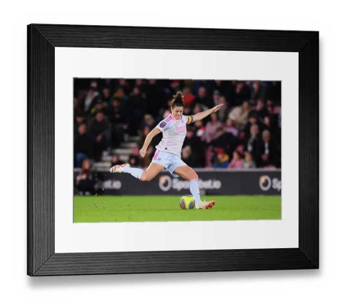 Framed Print : Arsenal Women vs. Southampton Women: FA WSL Cup Showdown at St. Mary's Stadium