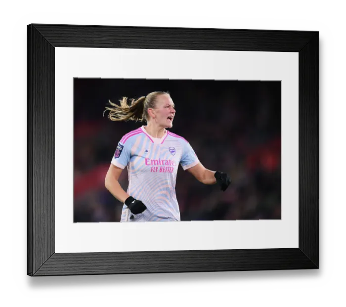 Framed Print : Arsenal's Frida Maanum Reacts During Southampton Women vs Arsenal Women Conti Cup Clash at St. Mary's Stadium Framed Print : Arsenal's Frida Maanum Reacts During Southampton Women vs Arsenal Women Conti Cup Clash at St. Mary's Stadium