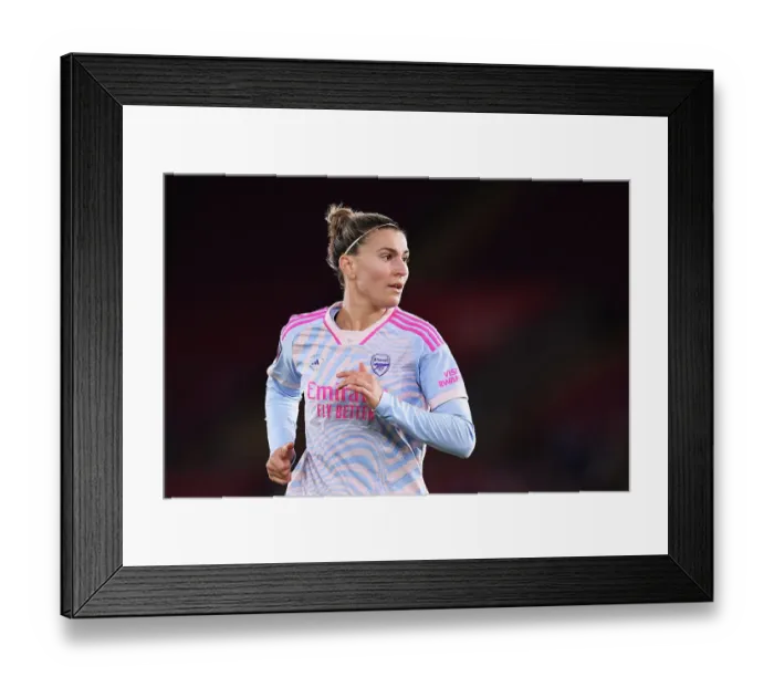 Framed Print : Arsenal Women Face Southampton Women in FA WSL Cup Clash at St. Mary's Stadium