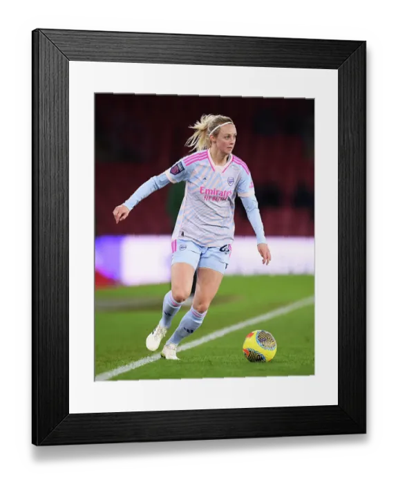 Framed Print : Arsenal Women Face Southampton in FA WSL Continental Tyres Cup Clash at St. Mary's Stadium (November 2023)