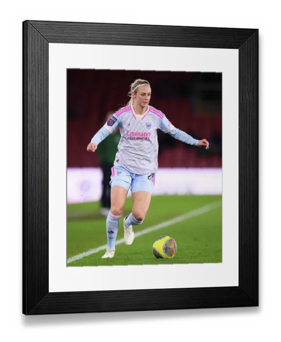 Framed Print : Arsenal Women Battle Southampton Women in Conti Cup Clash at St. Mary's Stadium (November 2023) Framed Print : Arsenal Women Battle Southampton Women in Conti Cup Clash at St. Mary's Stadium (November 2023)