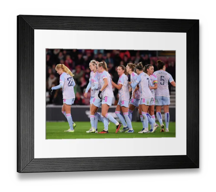 Framed Print : Arsenal Women Triumph Over Southampton: Ilestedt Scores Second Goal in Conti Cup Clash