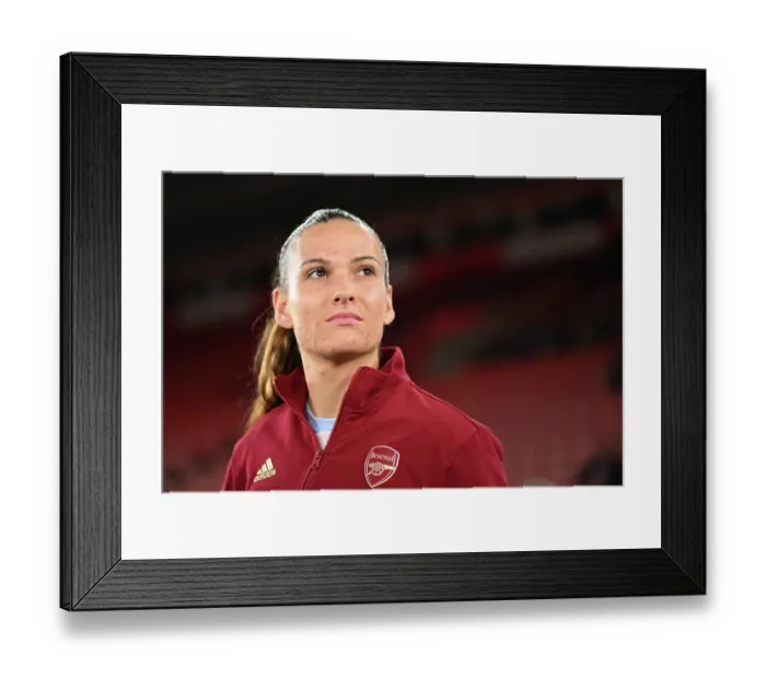 Framed Print : Arsenal Women Face Southampton Women in FA WSL Cup Showdown at St. Mary's Stadium