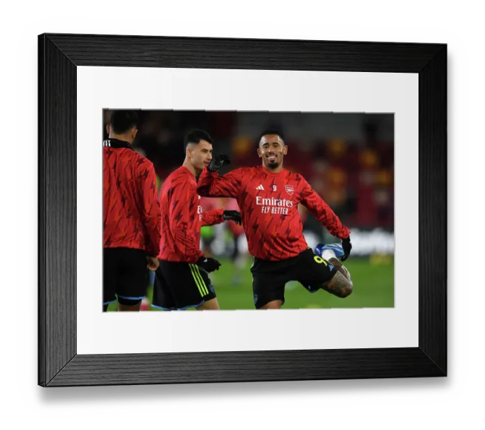 Framed Print : Gabriel Jesus Gears Up: Arsenal vs. Brentford, Premier League 2023-24 Framed Print : Gabriel Jesus Gears Up: Arsenal vs. Brentford, Premier League 2023-24