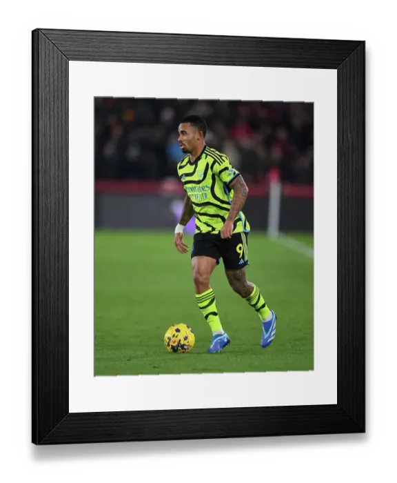 Framed Print : Gabriel Jesus in Action: Arsenal vs. Brentford, Premier League 2023-24 Framed Print : Gabriel Jesus in Action: Arsenal vs. Brentford, Premier League 2023-24