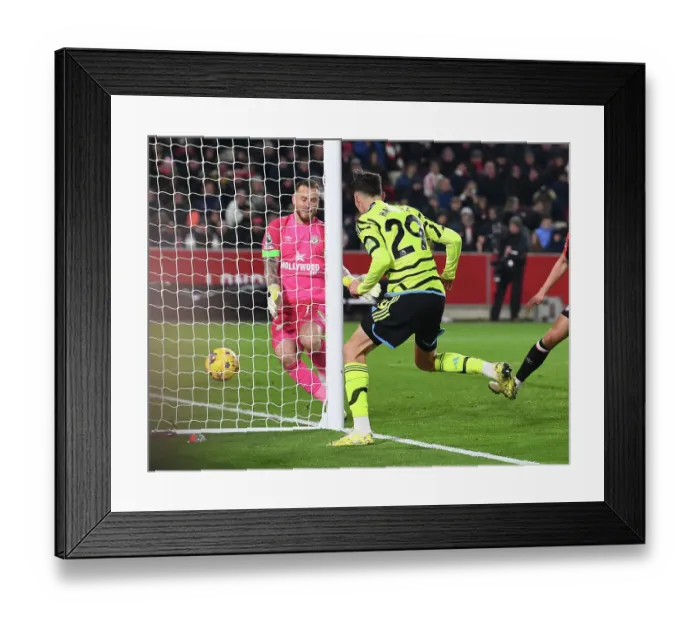 Framed Print : Havertz Stuns Brentford: Arsenal's Winning Goal in 2023-24 Premier League Framed Print : Havertz Stuns Brentford: Arsenal's Winning Goal in 2023-24 Premier League
