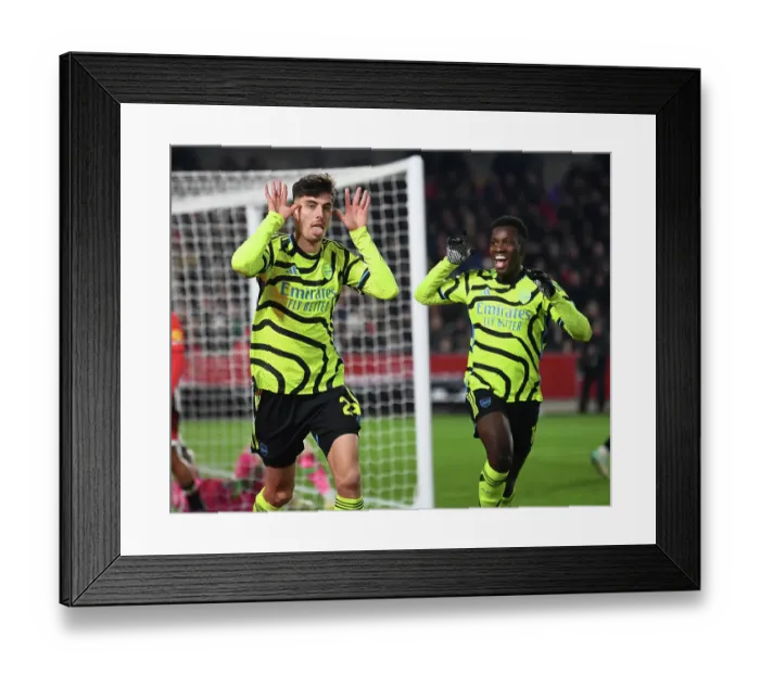 Framed Print : Havertz Scores the Winner: Brentford vs. Arsenal, Premier League 2023-24 Framed Print : Havertz Scores the Winner: Brentford vs. Arsenal, Premier League 2023-24
