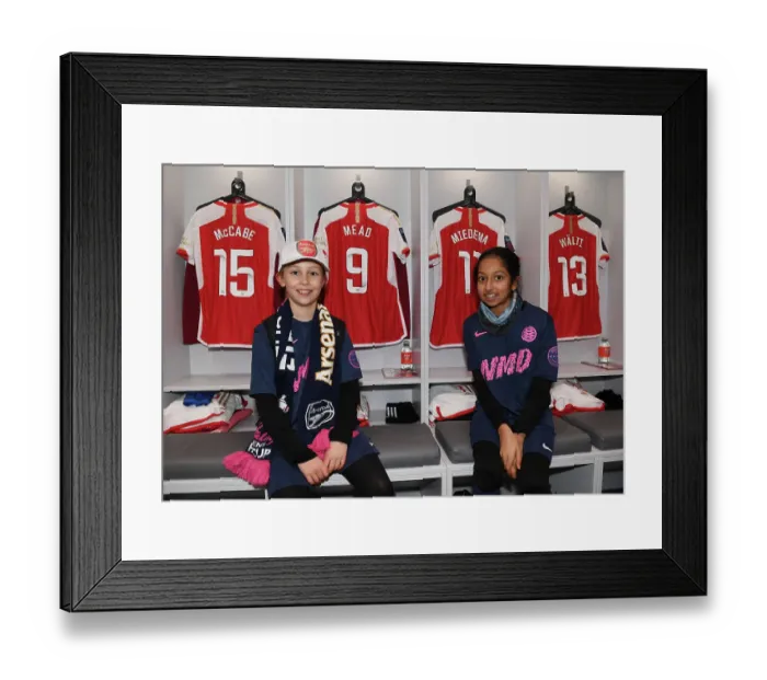 Framed Print : Arsenal FC vs West Ham United: Clash in the Barclays Women's Super League at Meadow Park (2023-24)