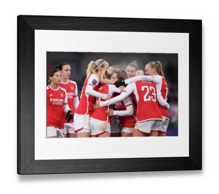 Framed Print : Arsenal Women's Super League: Beth Mead Scores Second Goal Against West Ham Framed Print : Arsenal Women's Super League: Beth Mead Scores Second Goal Against West Ham