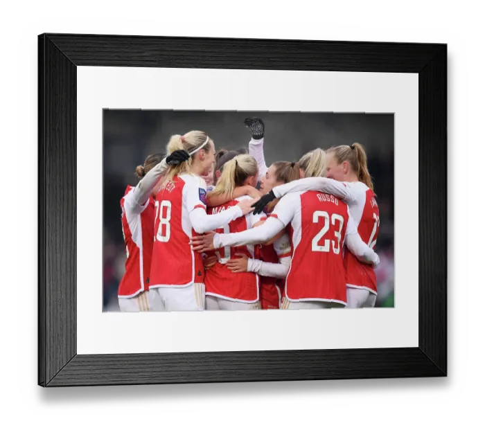Framed Print : Arsenal Women's Super League: Beth Mead Scores Her Second Goal Against West Ham