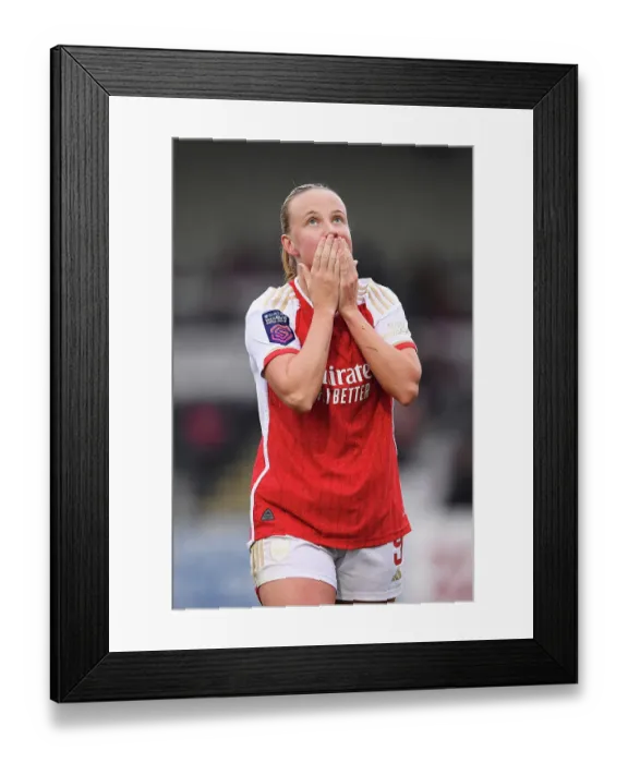 Framed Print : Arsenal's Beth Mead Scores Her Second Goal Against West Ham in WSL Match Framed Print : Arsenal's Beth Mead Scores Her Second Goal Against West Ham in WSL Match