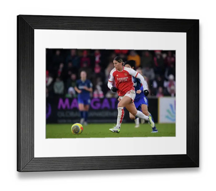 Framed Print : Arsenal Women vs West Ham United: Barclays WSL Clash at Meadow Park (2023-24) Framed Print : Arsenal Women vs West Ham United: Barclays WSL Clash at Meadow Park (2023-24)