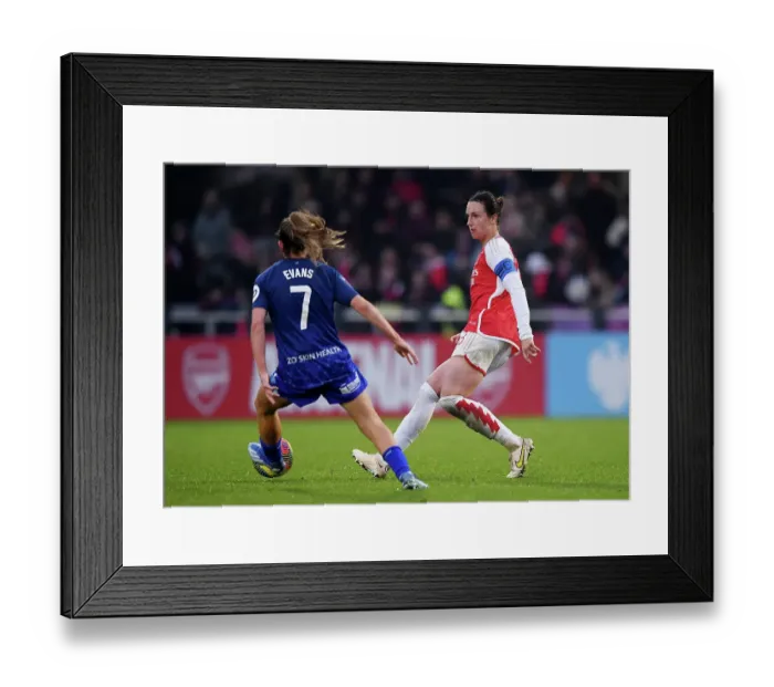 Framed Print : Arsenal Women vs. West Ham United: Barclays WSL Clash at Meadow Park (2023-24)