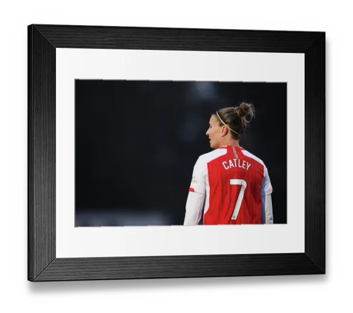 Framed Print : Arsenal Women vs West Ham United: Clash in the Barclays Women's Super League