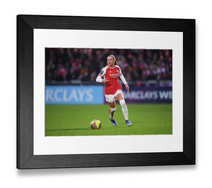 Framed Print : Arsenal Women vs. West Ham United: Showdown in the Barclays WSL at Meadow Park