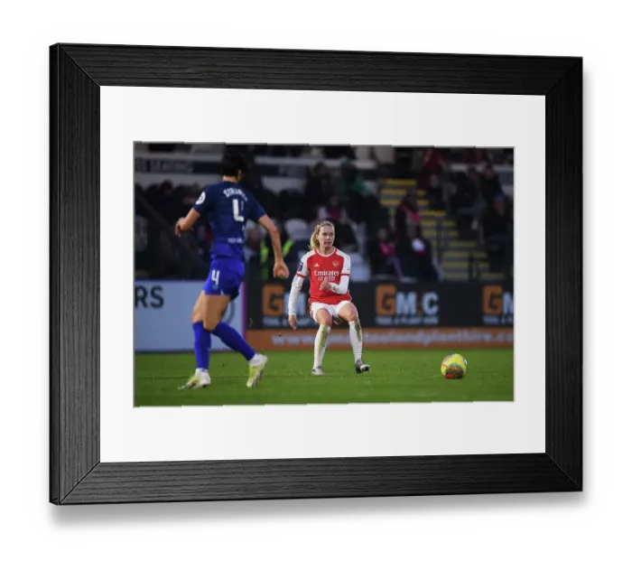 Framed Print : Arsenal Women vs. West Ham United: Barclays WSL Clash at Meadow Park (2023-24)