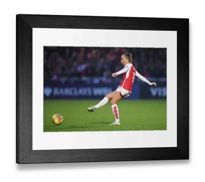 Framed Print : Arsenal Women vs. West Ham United: Barclays WSL Clash at Meadow Park (2023-24)