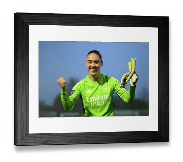 Framed Print : Manuela Zinsberger's Triumph: Arsenal Women's Super League Victory over West Ham United Framed Print : Manuela Zinsberger's Triumph: Arsenal Women's Super League Victory over West Ham United