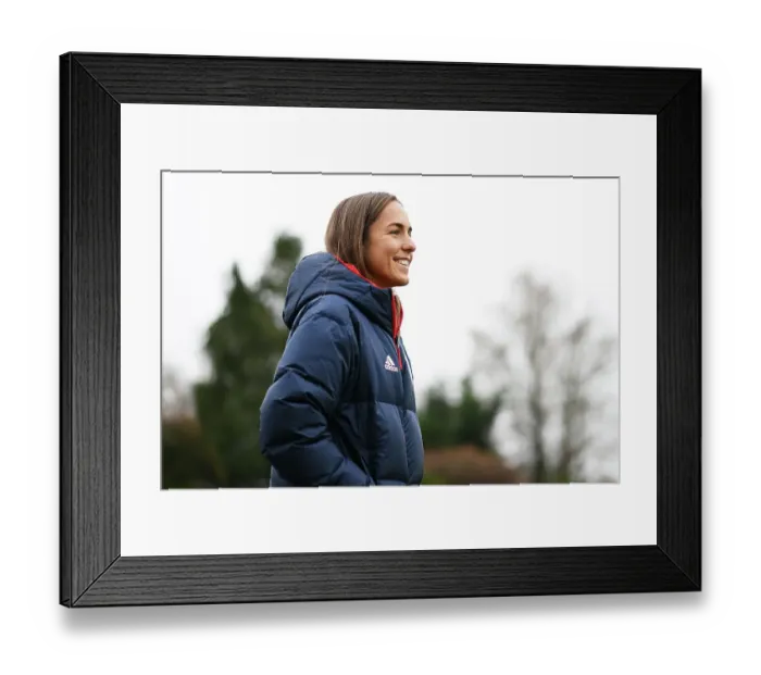 Framed Print : Arsenal Women vs West Ham United: Pre-Match Pitch Inspection at Meadow Park - 2023-24 Barclays Women's Super League