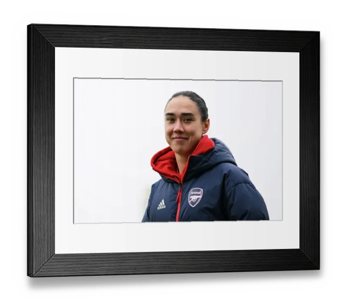 Framed Print : Arsenal Women vs West Ham United: Pre-Match Pitch Inspection at Meadow Park (2023-24)