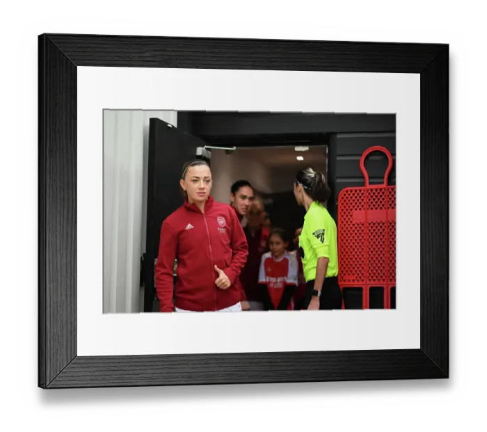 Framed Print : Katie McCabe Leads Arsenal in Barclays WSL Clash against West Ham United