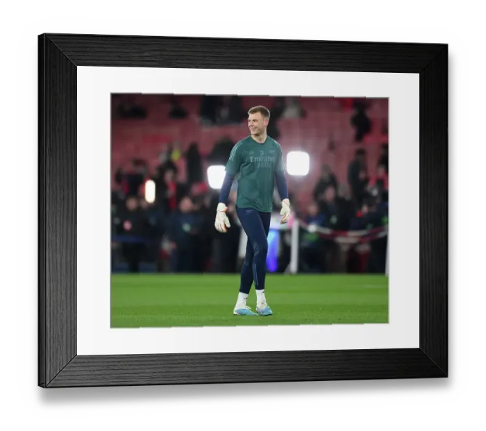Framed Print : Arsenal FC vs RC Lens: Arsenal's Karl Hein Prepares for UEFA Champions League Battle, Emirates Stadium, London 2023 Framed Print : Arsenal FC vs RC Lens: Arsenal's Karl Hein Prepares for UEFA Champions League Battle, Emirates Stadium, London 2023