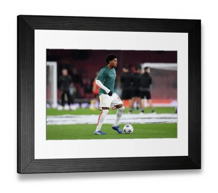 Framed Print : Battle in Group B: Arsenal FC vs RC Lens, Emirates Stadium - UEFA Champions League 2023 / 24: Intense Moment