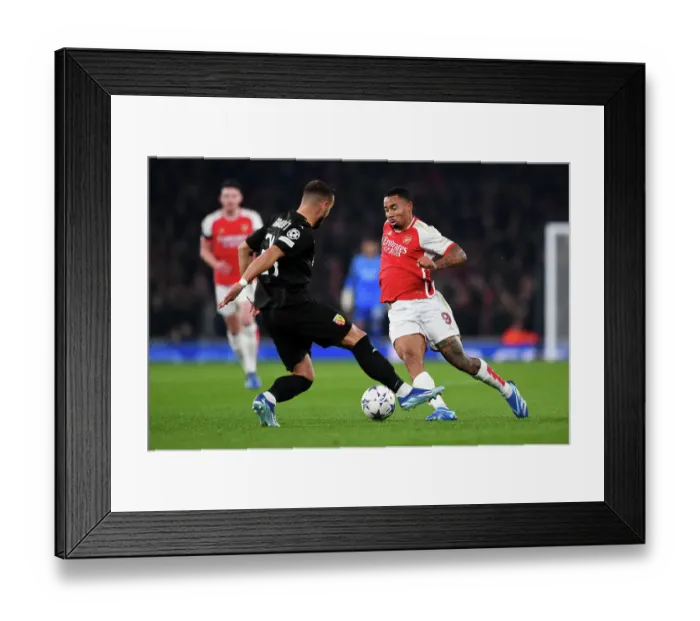 Framed Print : Arsenal vs RC Lens: Battling for Champions League Group B Supremacy, November 2023