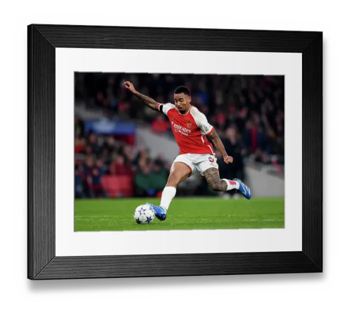 Framed Print : Arsenal's Gabriel Jesus Scores Second Goal vs RC Lens in 2023-24 UEFA Champions League Framed Print : Arsenal's Gabriel Jesus Scores Second Goal vs RC Lens in 2023-24 UEFA Champions League