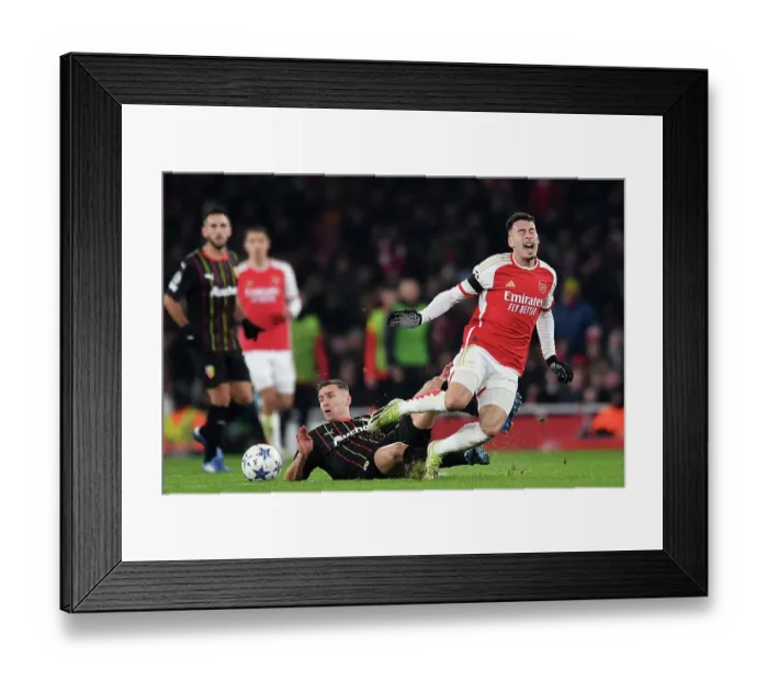 Framed Print : Arsenal vs RC Lens: Group B Clash in the 2023 / 24 UEFA Champions League