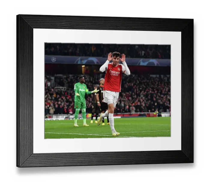Framed Print : Havertz Scores First Arsenal Goal: Arsenal 1-0 RC Lens, UEFA Champions League 2023 / 24 Framed Print : Havertz Scores First Arsenal Goal: Arsenal 1-0 RC Lens, UEFA Champions League 2023 / 24