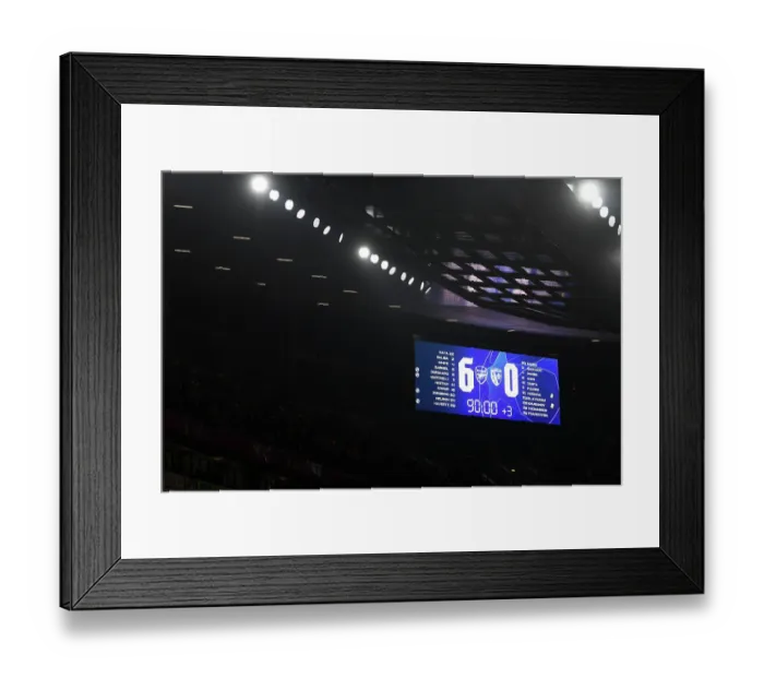 Framed Print : Arsenal FC Triumphs Over RC Lens: 2023-24 UEFA Champions League Group Stage