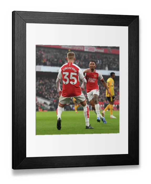 Framed Print : Arsenal FC v Wolverhampton Wanderers - Premier League