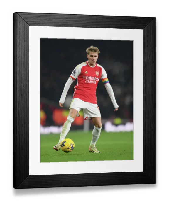 Framed Print : Martin Odegaard in Action: Arsenal vs. Wolverhampton Wanderers, 2023-24 Premier League Framed Print : Martin Odegaard in Action: Arsenal vs. Wolverhampton Wanderers, 2023-24 Premier League