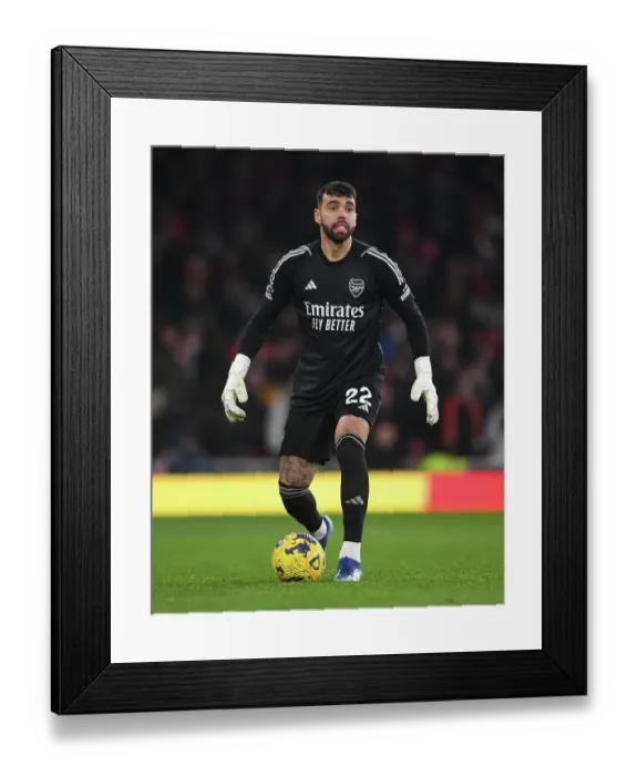 Framed Print : Arsenal vs. Wolverhampton Wanderers: David Raya's Premier League Battle (2023-24)