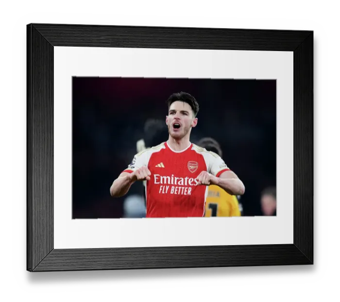 Framed Print : Arsenal's Triumph: Hard-Fought Victory Over Wolverhampton Wanderers in the 2023-24 Premier League
