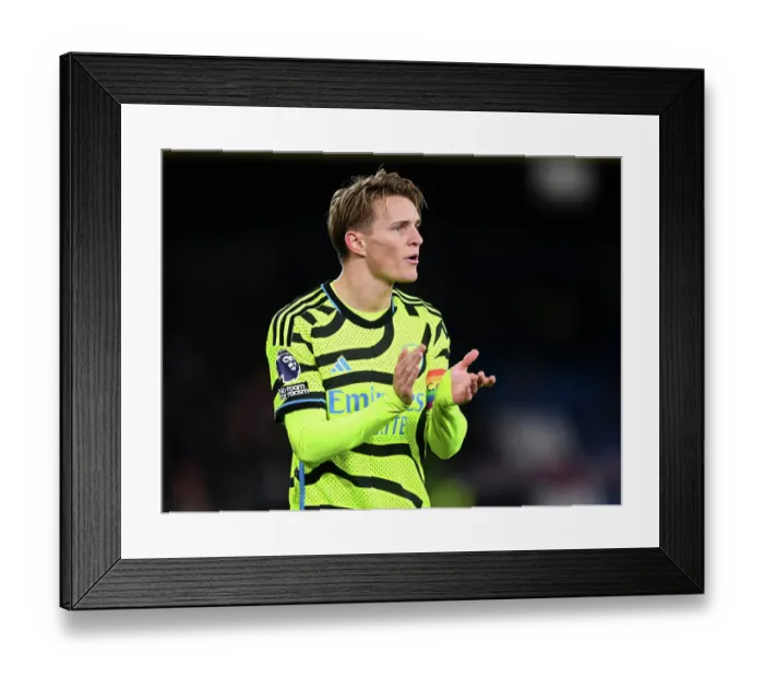 Framed Print : Martin Odegaard in Action: Luton Town vs. Arsenal FC, Premier League 2023-24 Framed Print : Martin Odegaard in Action: Luton Town vs. Arsenal FC, Premier League 2023-24