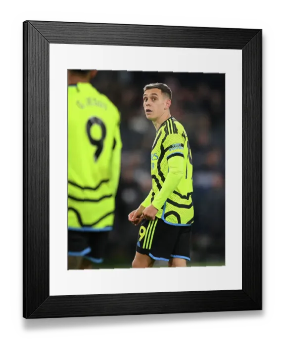 Framed Print : Arsenal's Trossard Shines in Luton Showdown: Premier League 2023-24