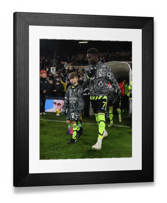 Framed Print : Bukayo Saka's Pre-Match Moment: Luton Town vs Arsenal FC, Premier League 2023-24 Framed Print : Bukayo Saka's Pre-Match Moment: Luton Town vs Arsenal FC, Premier League 2023-24