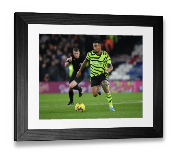 Framed Print : Gabriel Jesus in Action: Luton Town vs. Arsenal FC, Premier League 2023-24 Framed Print : Gabriel Jesus in Action: Luton Town vs. Arsenal FC, Premier League 2023-24
