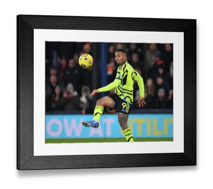 Framed Print : Gabriel Jesus: Arsenal's Radiant Forward Dazzles in Premier League Victory over Luton Town (2023-24) Framed Print : Gabriel Jesus: Arsenal's Radiant Forward Dazzles in Premier League Victory over Luton Town (2023-24)