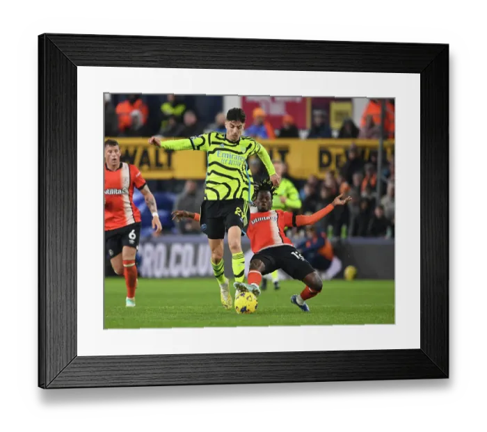 Framed Print : Havertz Stuns Luton: Arsenal Star Scores Spectacular Goal Against Kabore Framed Print : Havertz Stuns Luton: Arsenal Star Scores Spectacular Goal Against Kabore