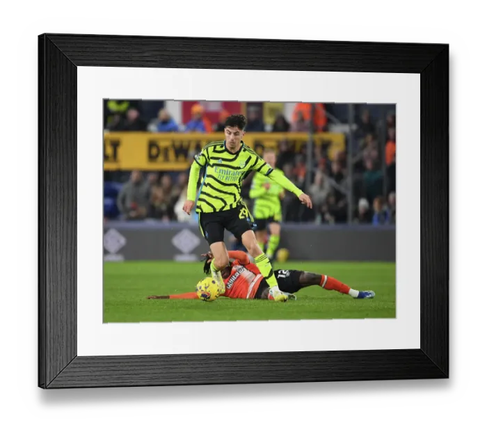 Framed Print : Havertz Scores Spectacular Goal: Arsenal Triumphs Over Luton Framed Print : Havertz Scores Spectacular Goal: Arsenal Triumphs Over Luton