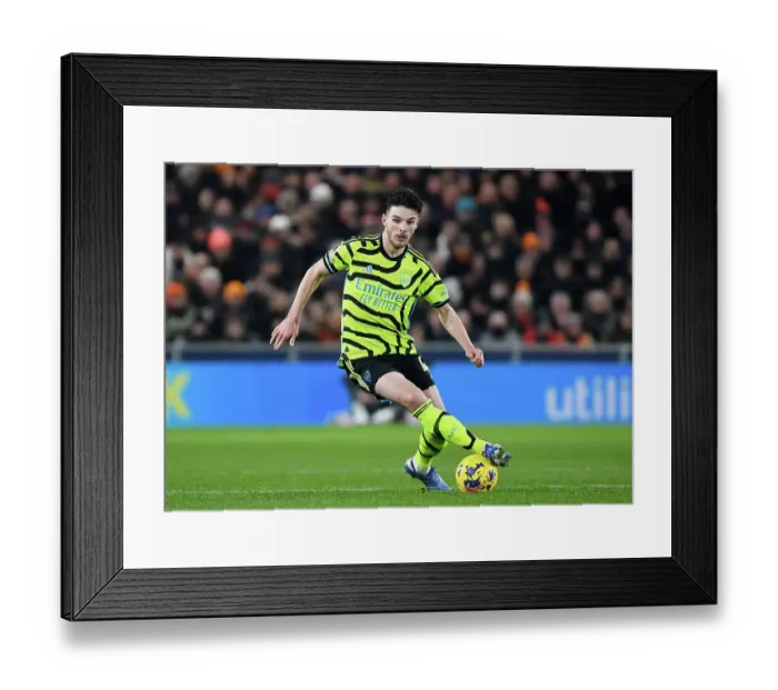 Framed Print : Declan Rice in Action: Arsenal's Midfield Maestro Shines Against Luton Town (2023-24) Framed Print : Declan Rice in Action: Arsenal's Midfield Maestro Shines Against Luton Town (2023-24)