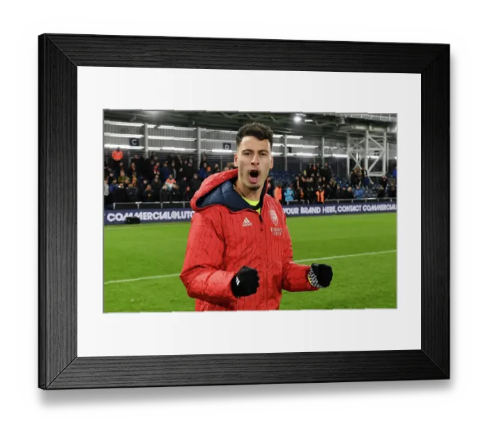 Framed Print : Martinelli's Goal Secures Arsenal's Victory Over Luton Town (2023-24) Framed Print : Martinelli's Goal Secures Arsenal's Victory Over Luton Town (2023-24)