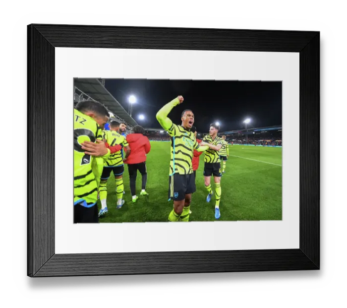 Framed Print : Gabriel's Victory: Arsenal Triumphs Over Luton Town in Premier League Framed Print : Gabriel's Victory: Arsenal Triumphs Over Luton Town in Premier League