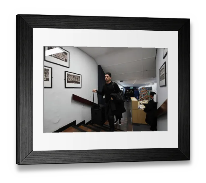 Framed Print : Arsenal Manager Mikel Arteta Arrives at Luton Town's Kenilworth Road Ahead of Premier League Clash (2023-24) Framed Print : Arsenal Manager Mikel Arteta Arrives at Luton Town's Kenilworth Road Ahead of Premier League Clash (2023-24)