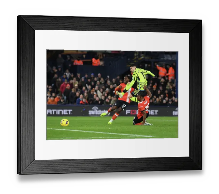 Framed Print : Martinelli Scores First: Arsenal's Triumph Over Luton Town in the 2023-24 Premier League Framed Print : Martinelli Scores First: Arsenal's Triumph Over Luton Town in the 2023-24 Premier League