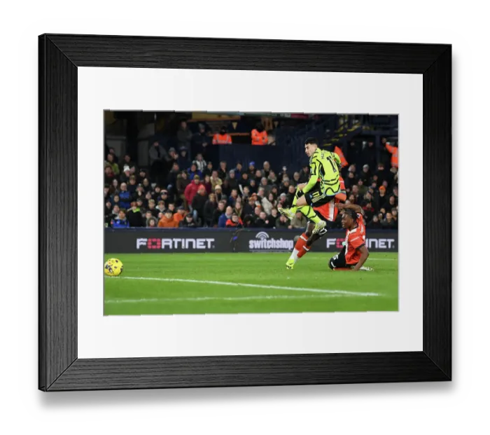 Framed Print : Martinelli Scores First: Luton Town vs. Arsenal FC, Premier League 2023-24 Framed Print : Martinelli Scores First: Luton Town vs. Arsenal FC, Premier League 2023-24